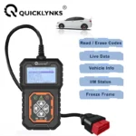 QUICKLYNKS T31 Car Full OBD2/EOBD Scanner Check Auto Engine System Diagnostic Tools Automotive Professional Code Reader Scanner